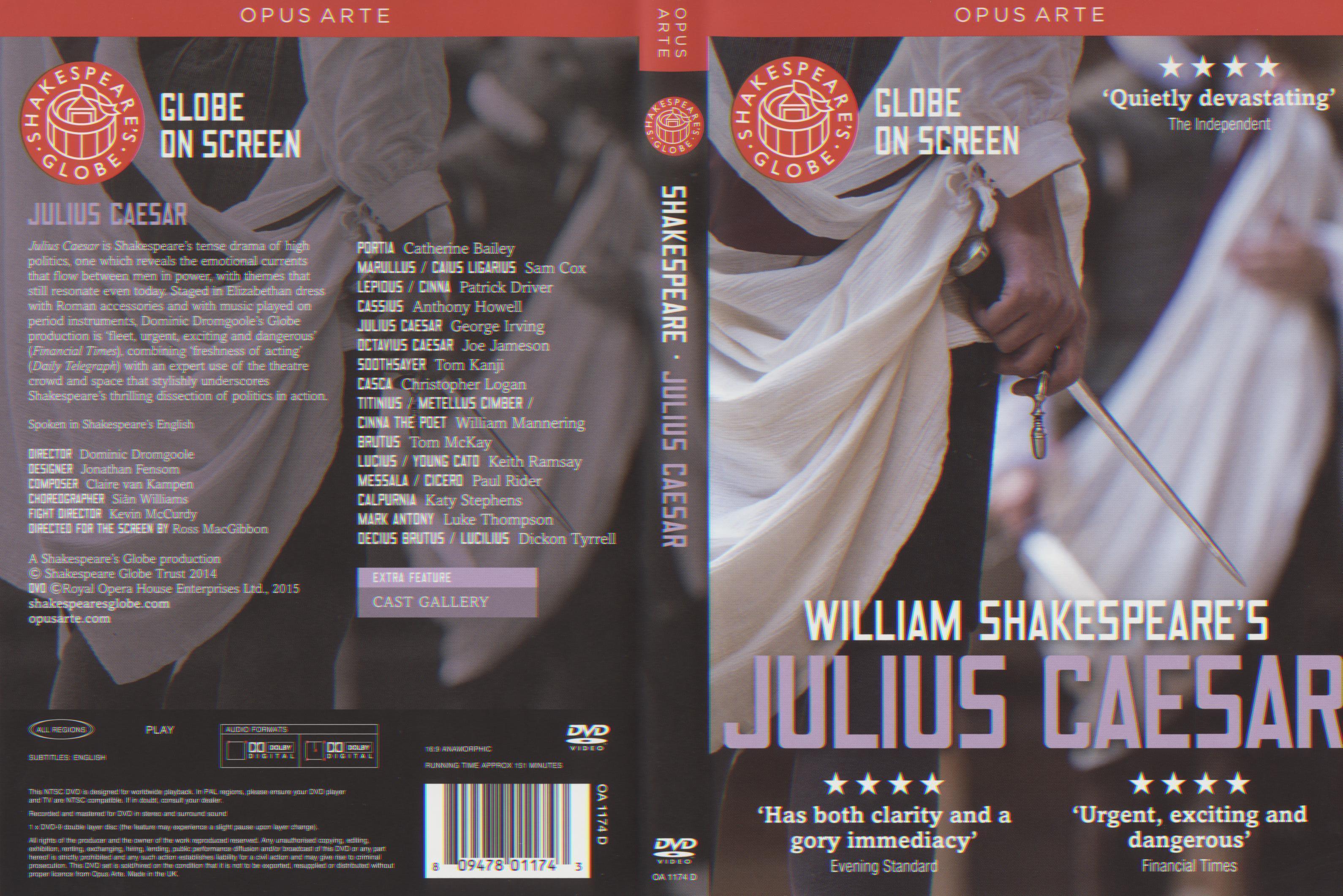 Julius Caeser - Globe on Screen